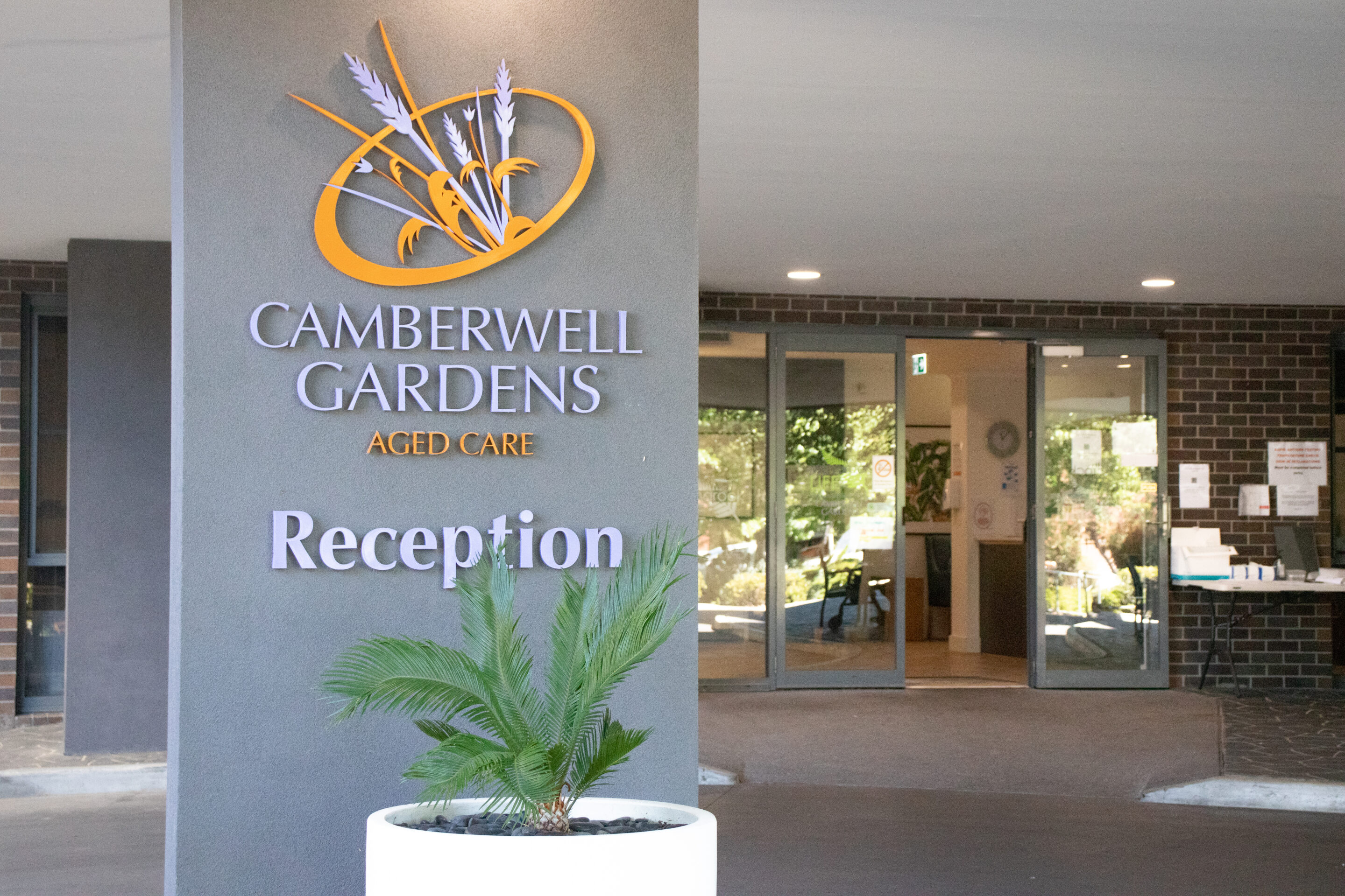 Reception at Menarock Camberwell Gardens