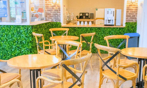 Cafe seating area